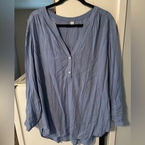 Old Navy Blue Long Sleeve Top